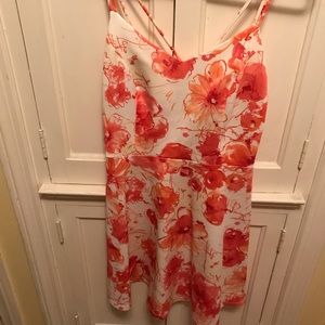 Skater style floral dress